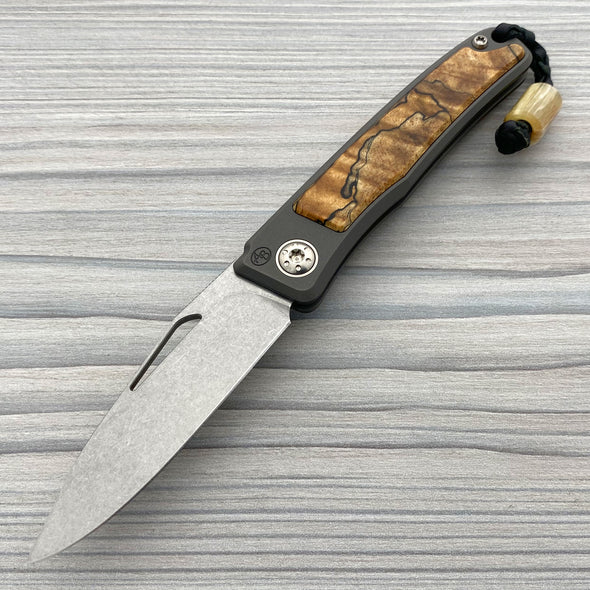 Rinkhals Stonewashed with Spalted Maple 24-104