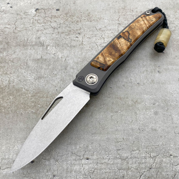 Rinkhals Stonewashed with Spalted Maple 24-105