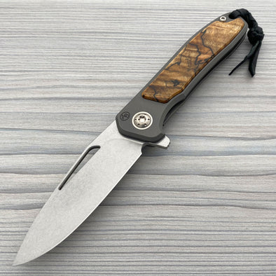 iMamba® Stonewashed Flipper with Spalted Mapl
