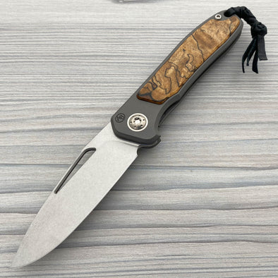 iMamba® Stonewashed Non-Flipper with Spalted Maple 24-227