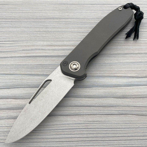 iMamba® Stonewashed Non-Flipper with Solid Titanium 24-233