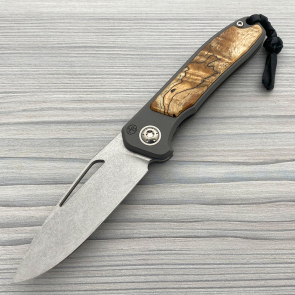 iMamba® Stonewashed Non-Flipper with Spalted Maple (PH Washers)