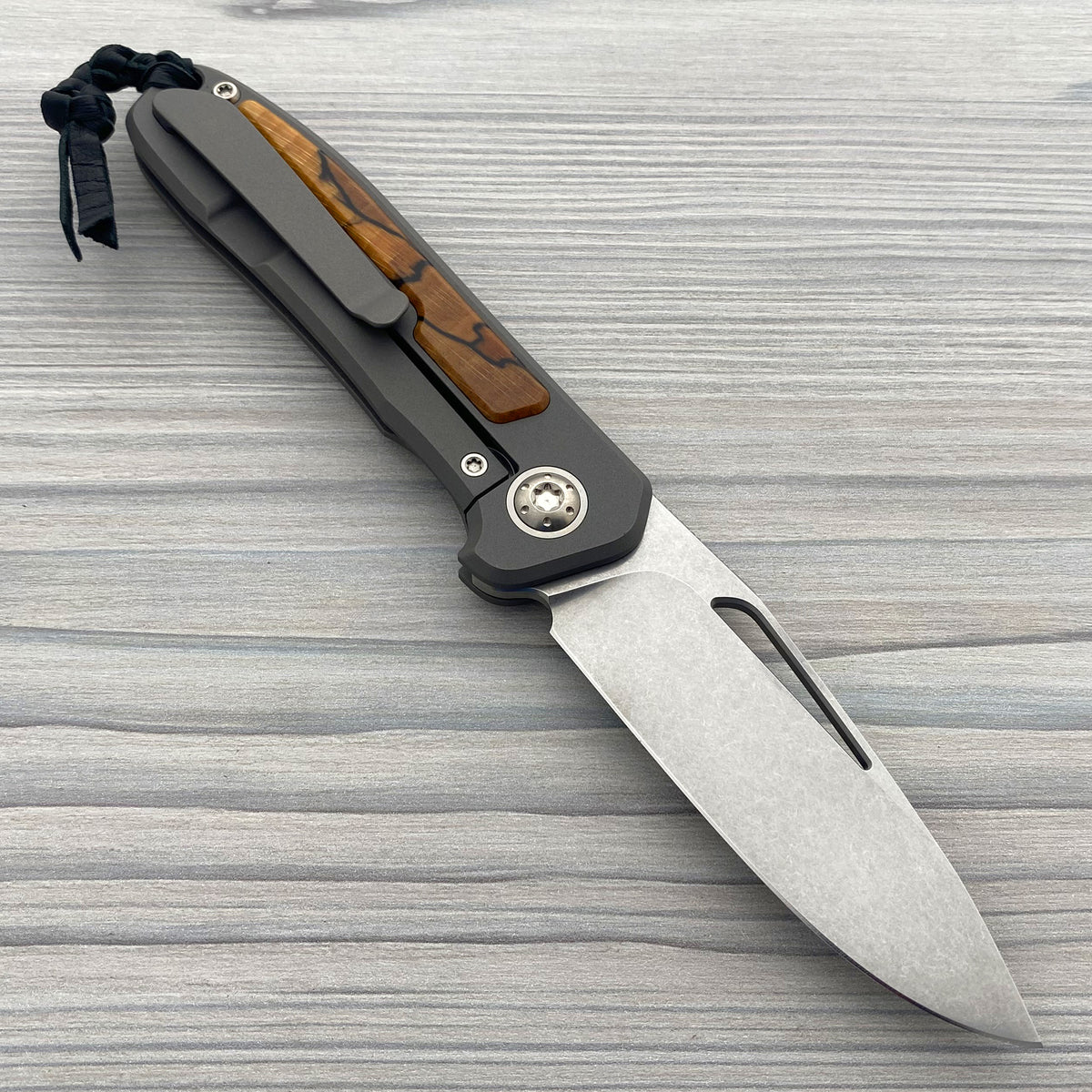 iMamba® Stonewashed Non-Flipper with Spalted Maple (Caged Bearings ...