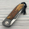 iMamba® Stonewashed Flipper with Spalted Maple (Caged Bearings)